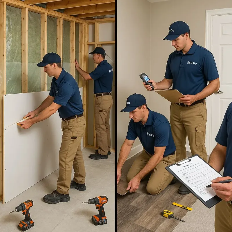 Repairs and Reconstruction process in Marshall County, IN